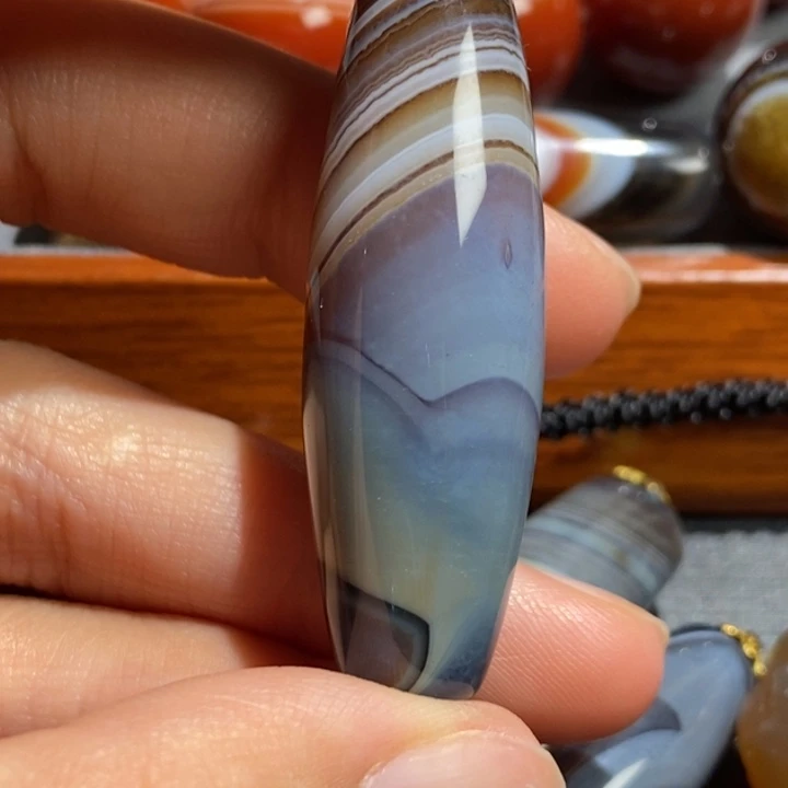 玛瑙/玉髓合金颈饰