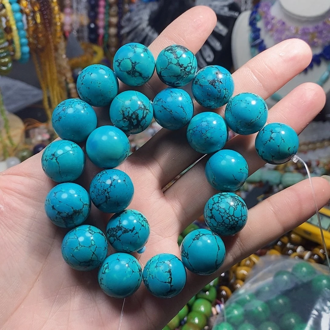 ****️石英质玉未镶嵌，蓝松18mm，