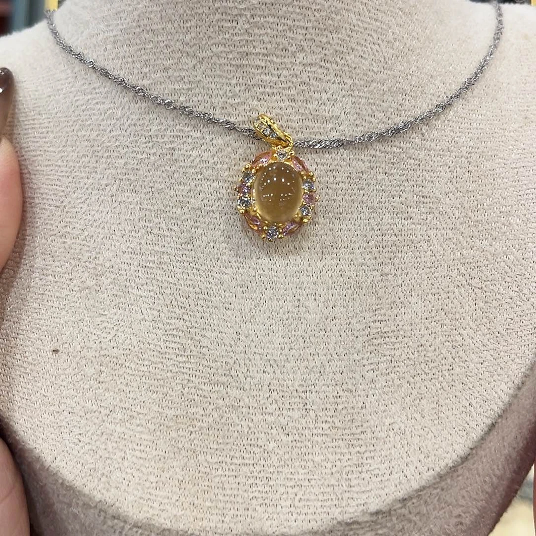 蛇纹石玉银S925镶嵌戒指