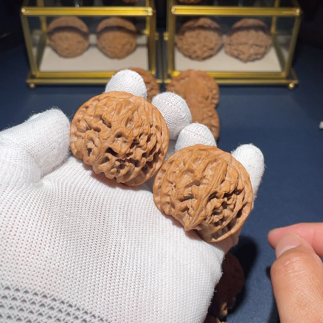 文玩核桃把件42苹果园