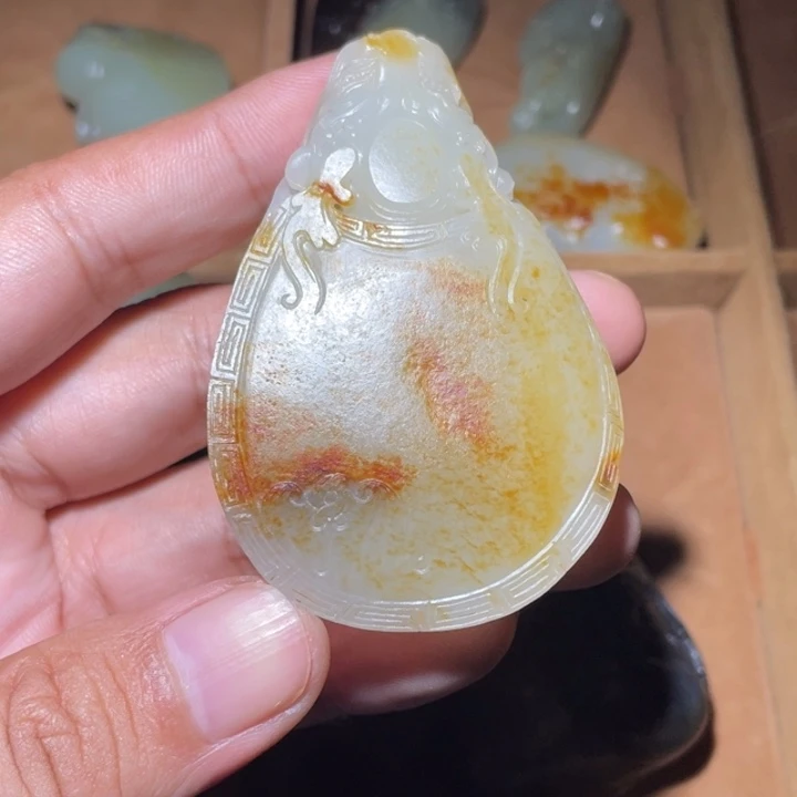 未镶嵌和田玉（子料）挂件大*佛