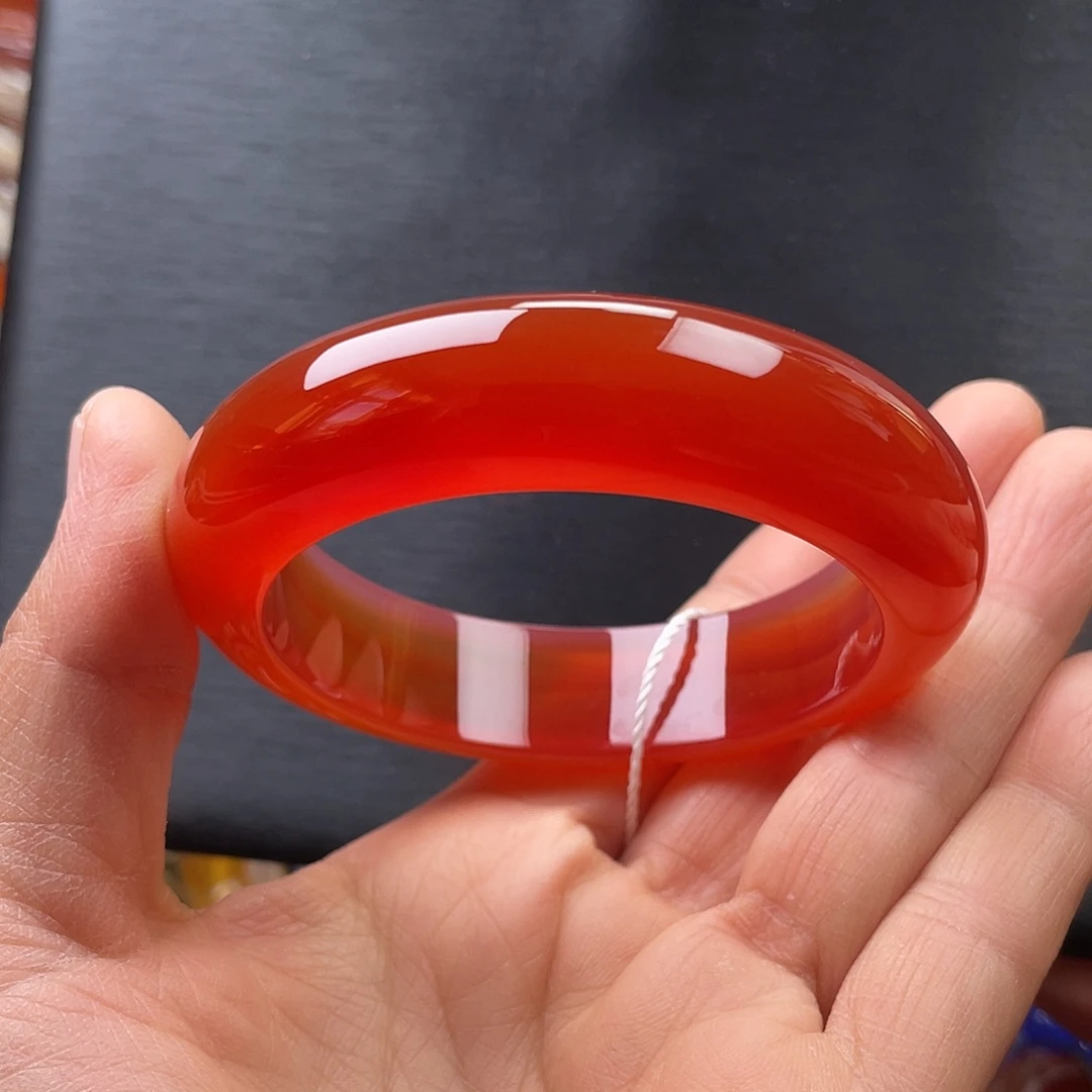 玛瑙/玉髓未镶嵌手镯58圈口