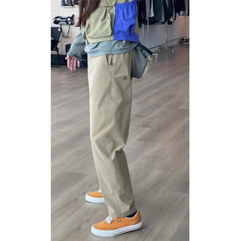 卡其色防水冲锋裤尼龙速干裤子工装户外徒步登山裤 KZ8899特