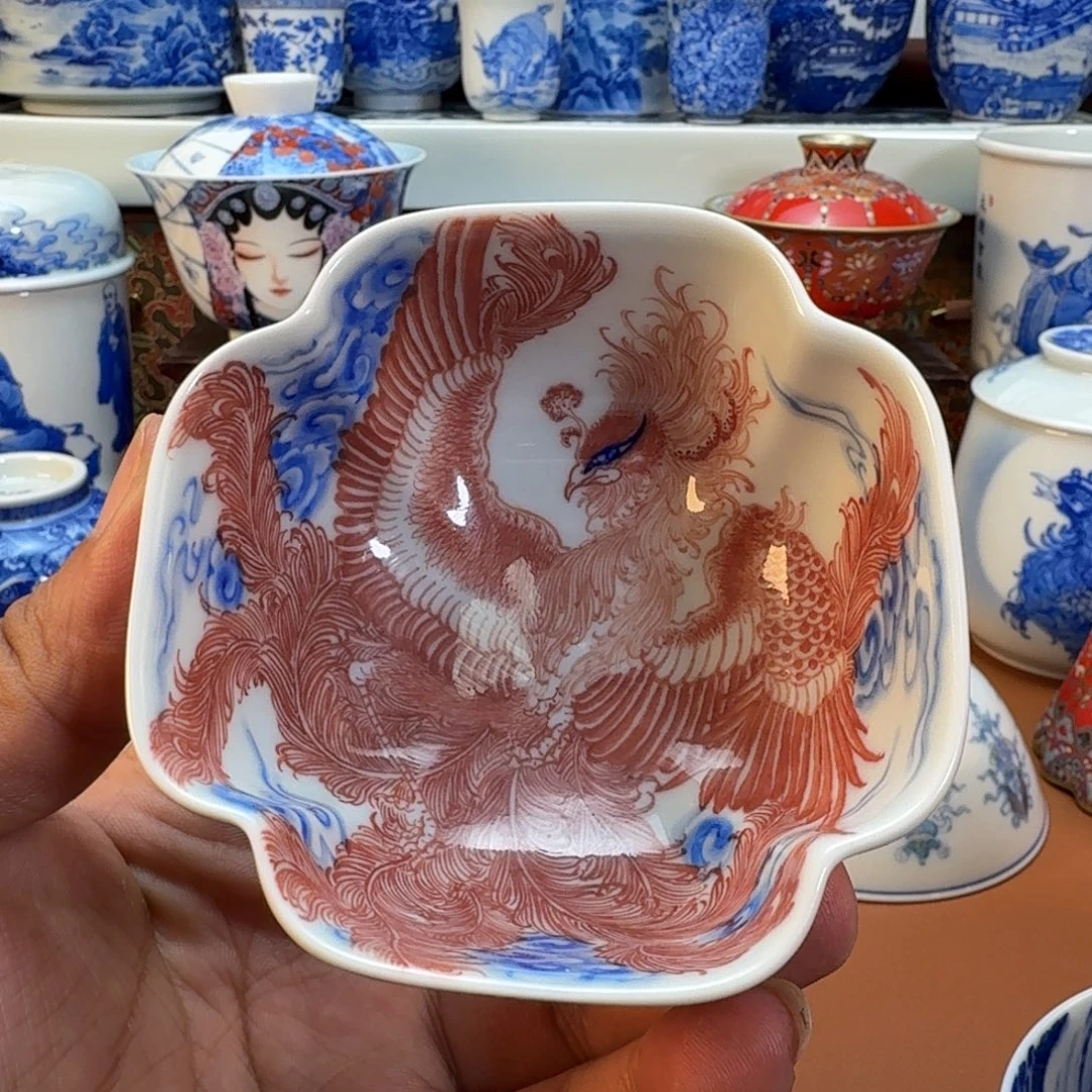 东***凌杯子景德镇全手工手绘陶瓷