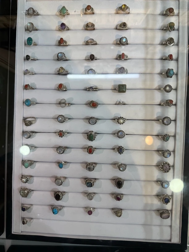 彩色手定制款戒指灯