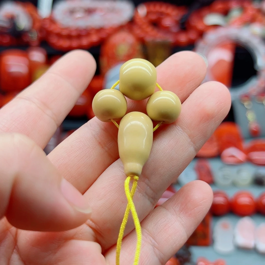 玛瑙/玉髓未镶嵌配饰福*