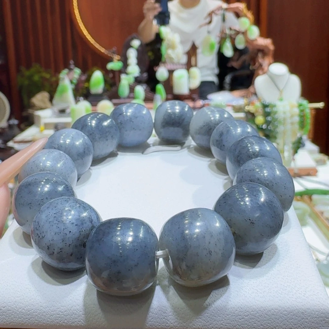 手串未镶嵌和田玉青花卡16