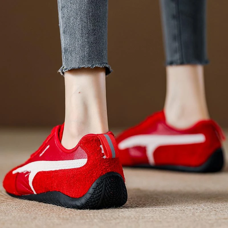 真皮软底阿甘鞋女夏季薄款透气板鞋2025新款小白鞋网红爆款阿甘鞋