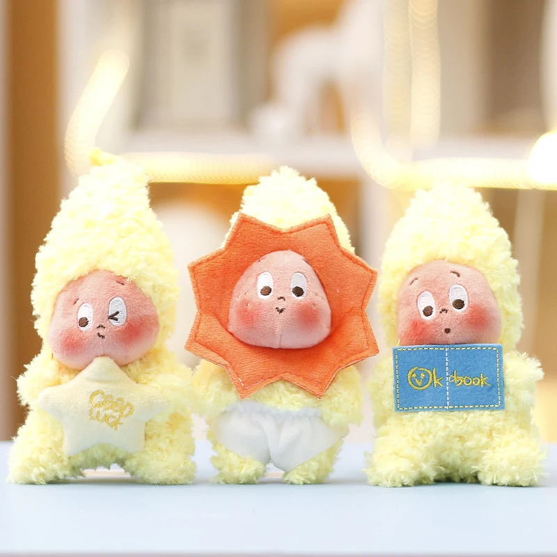 可爱萌泡泡玛特星星人小挂件公仔包包挂饰钥匙扣娃娃玩偶