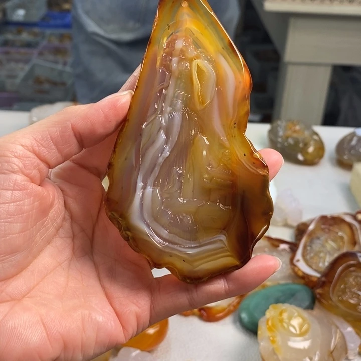 玛瑙/玉髓吊坠(不含链)未镶嵌