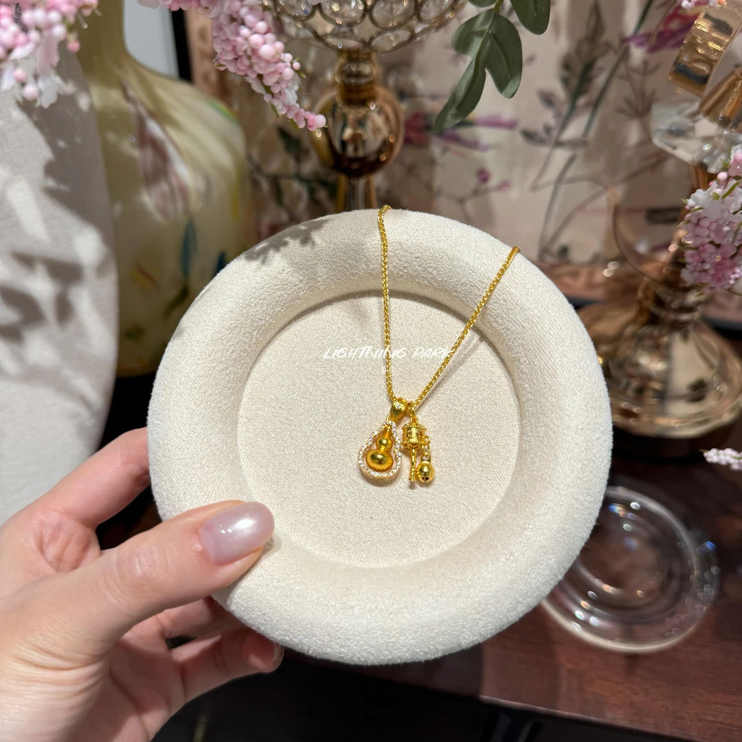 铜合金吊坠  镀K金LIGHTNINGPARK【惊喜盒子】新中式宫廷公主X-42