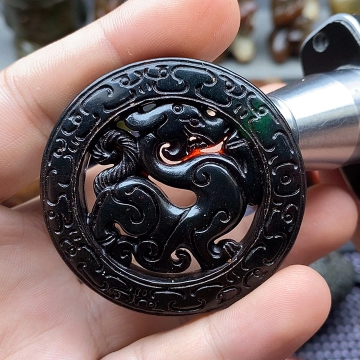 未镶嵌蛇纹石玉颈饰