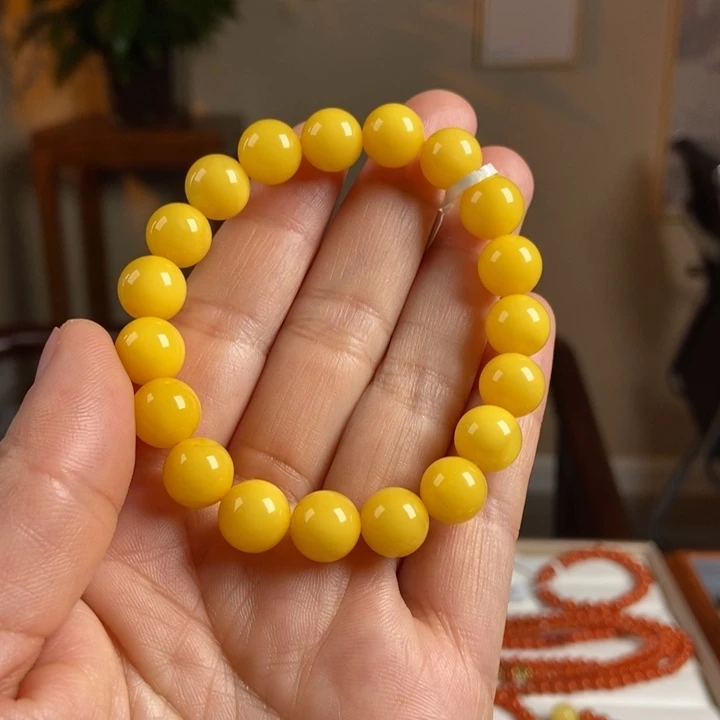 琥珀手链未镶嵌蜜蜡手串10