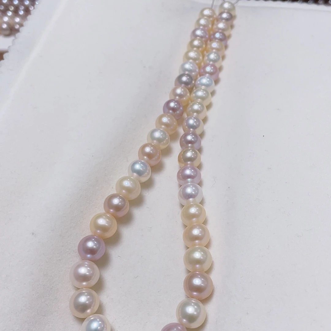 颈饰银S925镶嵌淡水珍珠