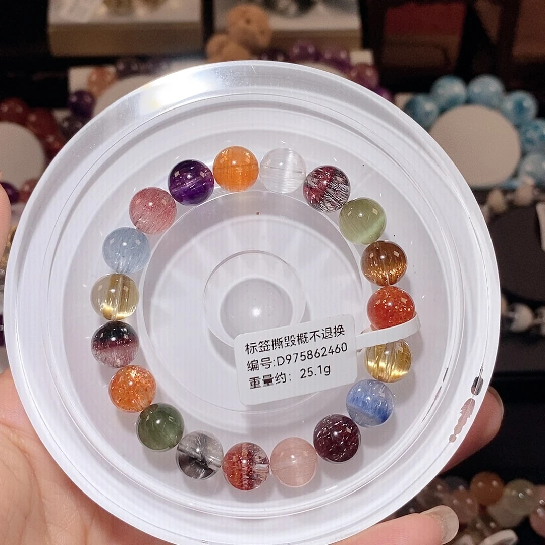 水晶手链未镶嵌多宝手链9.5