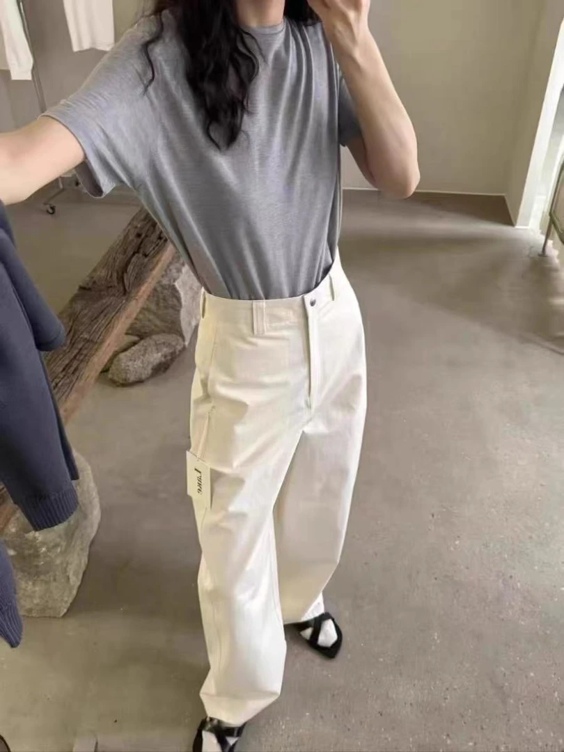 SS25308   Lakeside韩国面料 天丝羊毛圆领超薄T恤