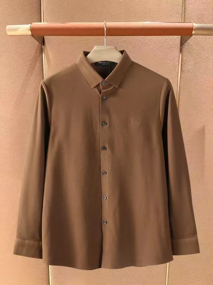 高定男装 LP  秋冬新款25s 纯棉衬衫 上衣 SY043