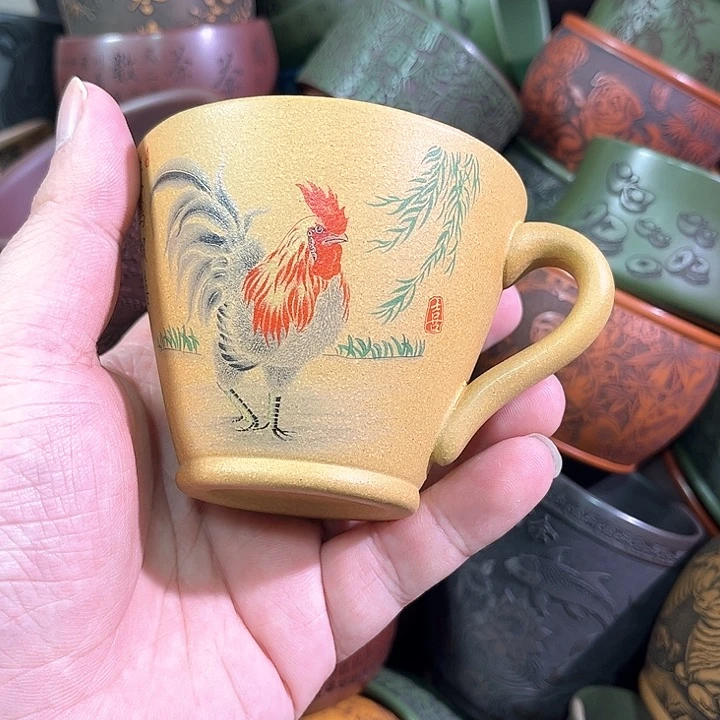 茶杯紫砂全手工紫砂主人杯