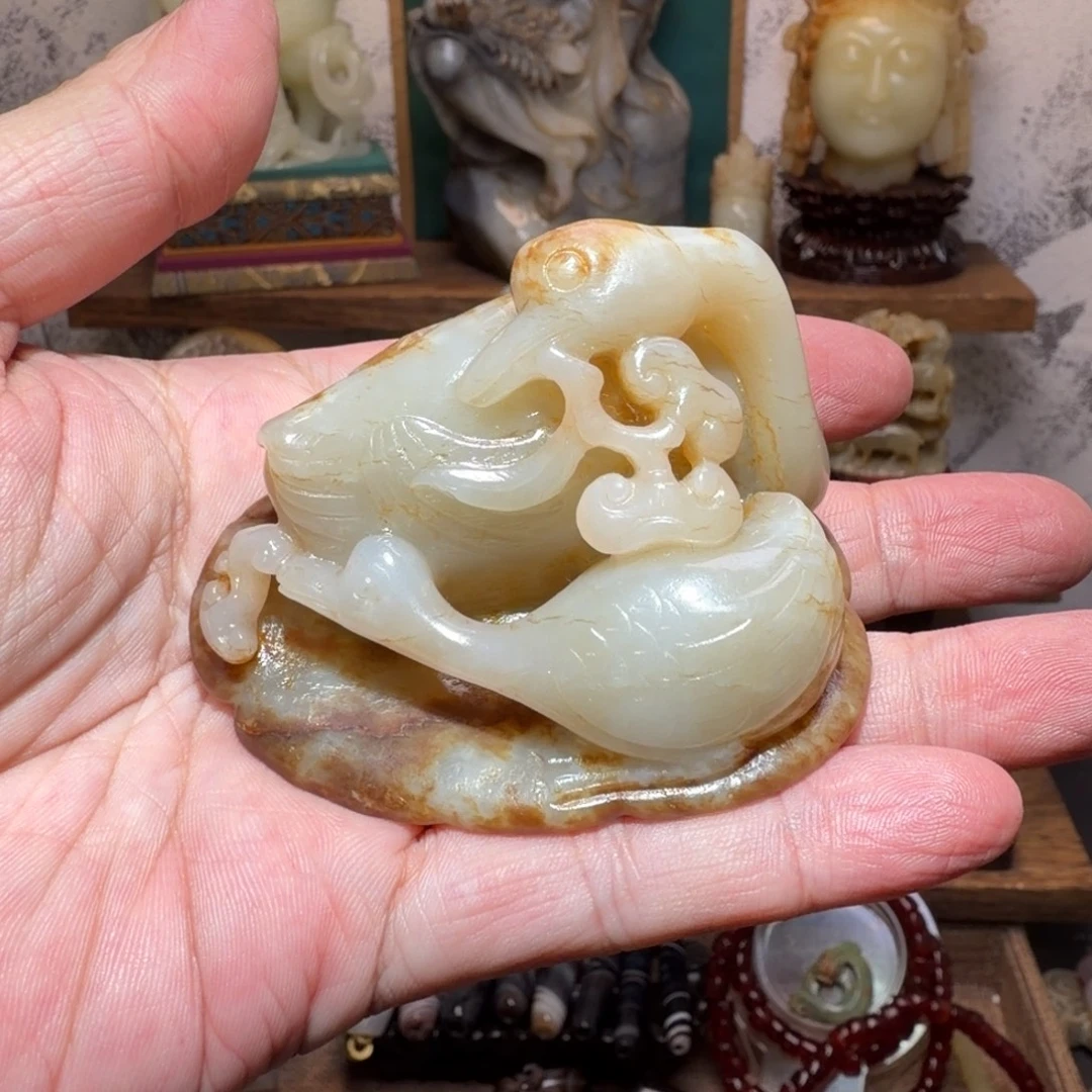 五***海和田玉未镶嵌把件