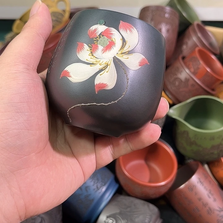 茶杯紫砂全手工紫砂主人杯