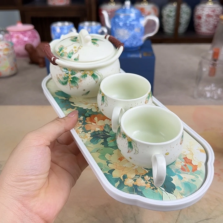 杯茶具陶瓷水杯套装