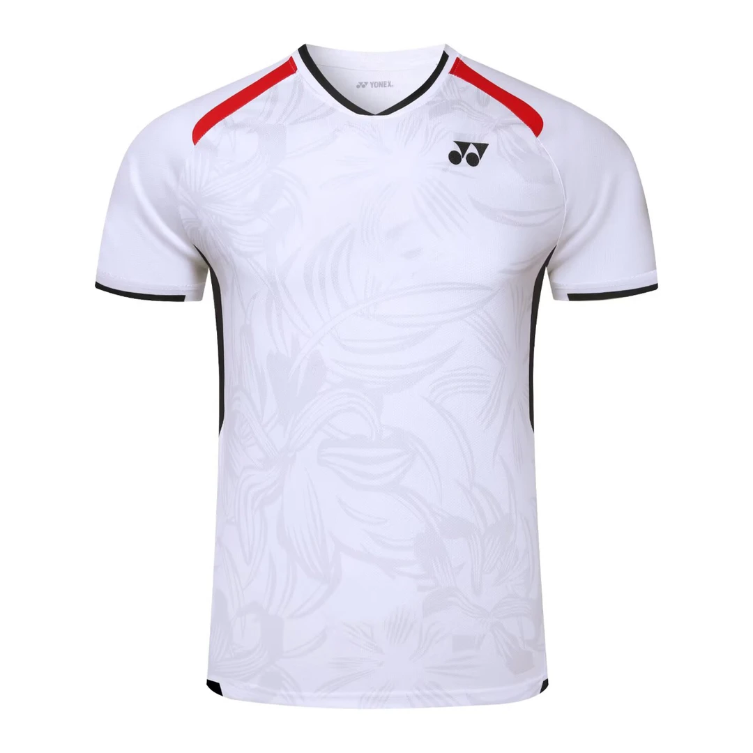 新款羽毛球服男女同款速干透气比赛训练大赛服短袖上衣