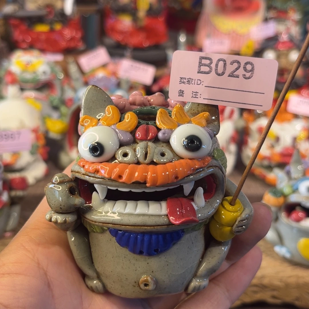 泥塑纯手工茶宠摆件