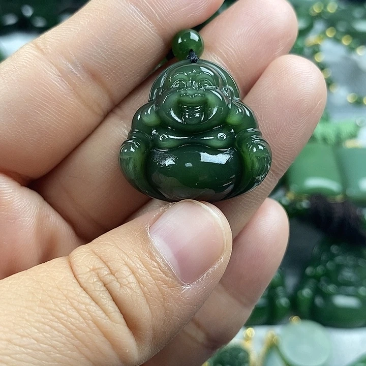 和田玉（碧玉）未镶嵌颈饰25