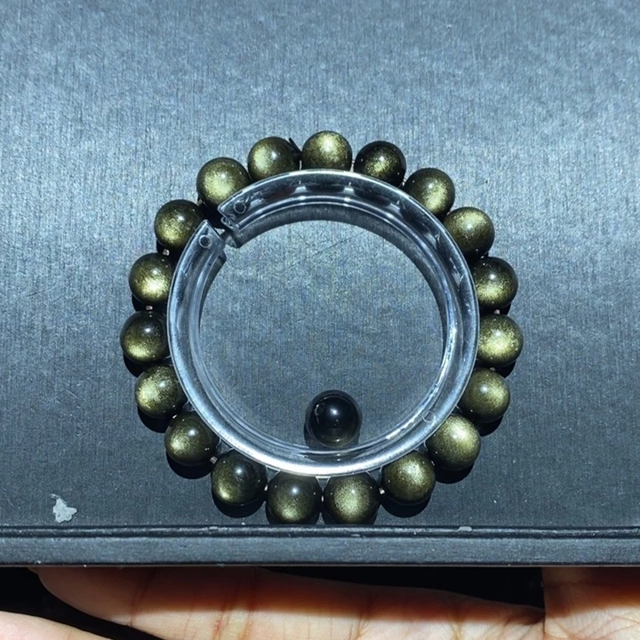 黑曜岩手链未镶嵌q****r