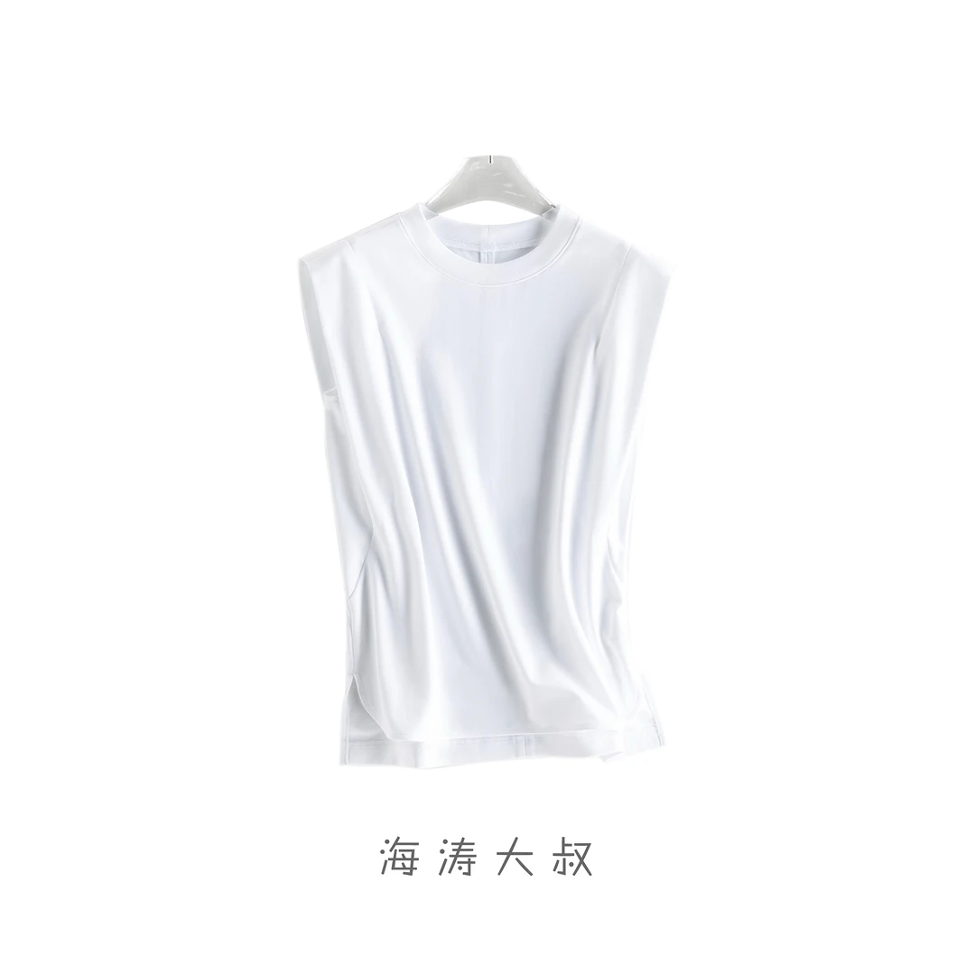 「天花板系列」凉感速干直角肩无袖T BLT24833