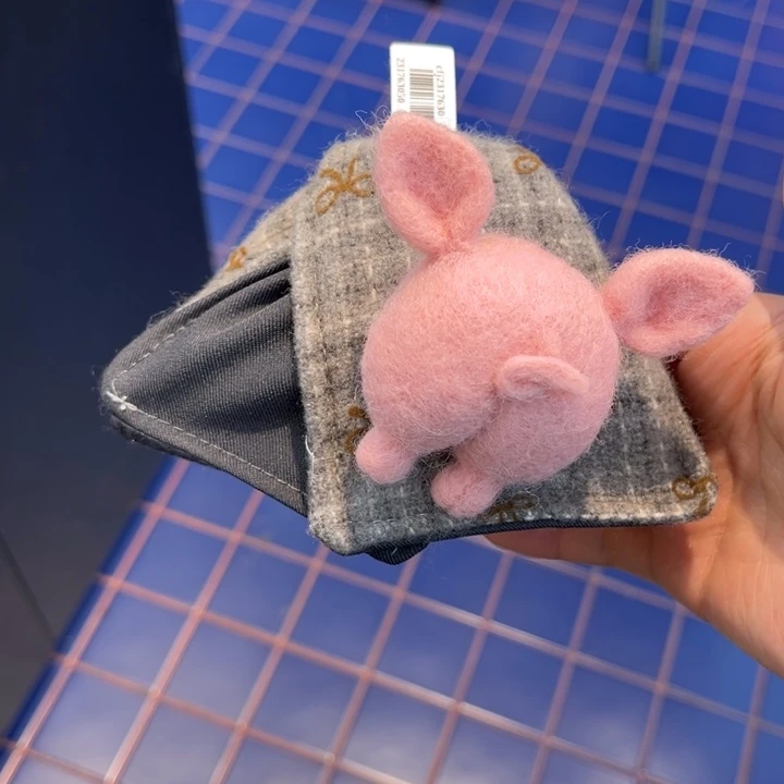 布艺铁合金猪屁屁抓夹