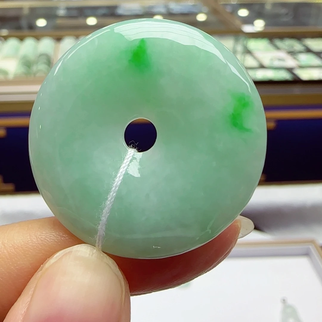 未镶嵌挂件翡翠平安扣