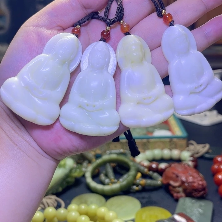 蛇纹石玉未镶嵌颈饰多样性发货