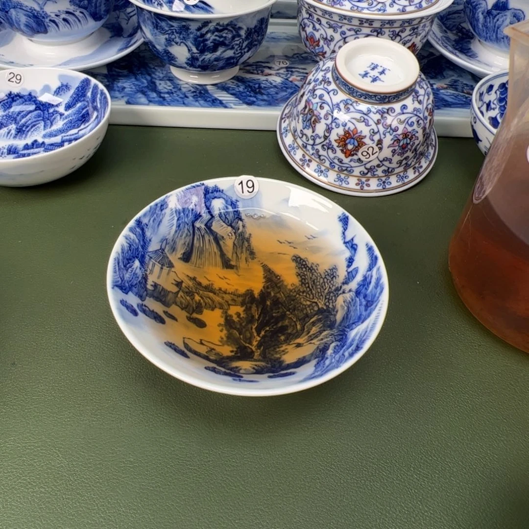 景德镇纯手工纯手绘茶具木木19