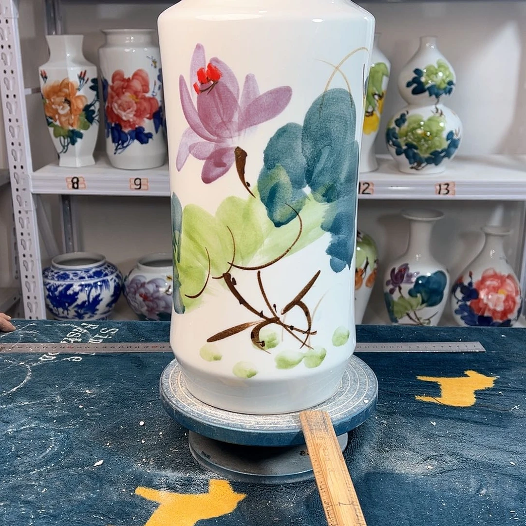 摆件景德镇陶瓷书鸟