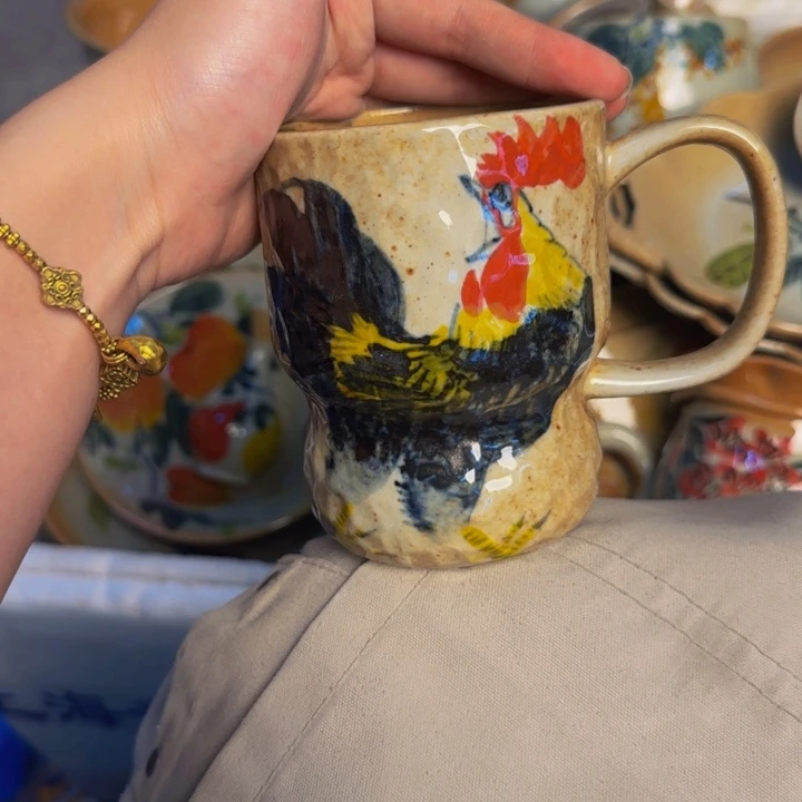 瓷片景德镇陶瓷手工手绘