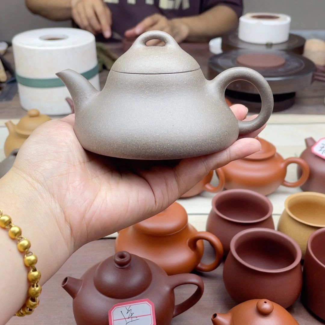 茶壶紫砂老青段瓜瓢