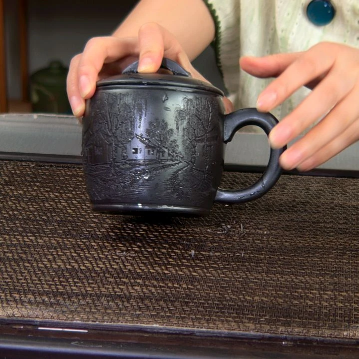 茶杯紫砂高货放漏