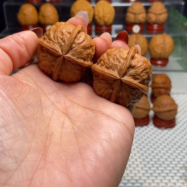 把件文玩核桃40金龙抱玺