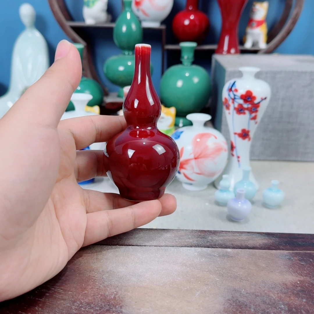 陶瓷手工小花器摆件