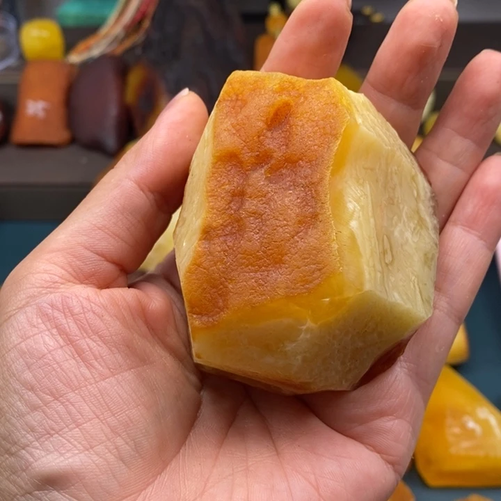 未镶嵌定制琥珀赖*锅蜜蜡