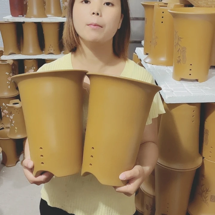 紫砂花盆宜兴紫砂精品花盆