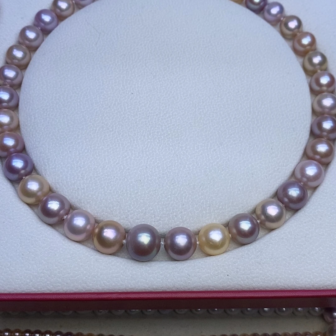 Y***）颈饰银S925镶嵌淡水珍珠