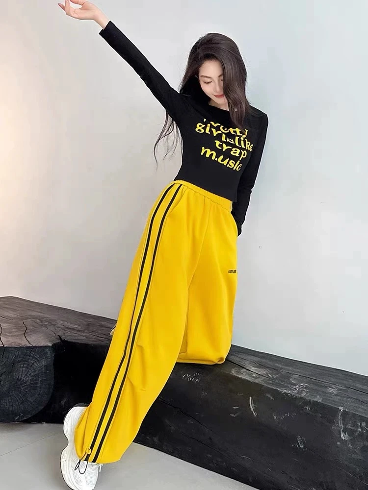 25039#春秋款时尚舒适显瘦2件套套裤