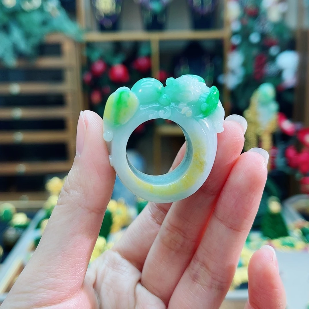 未镶嵌戒指翡翠48小时鉴赏期1