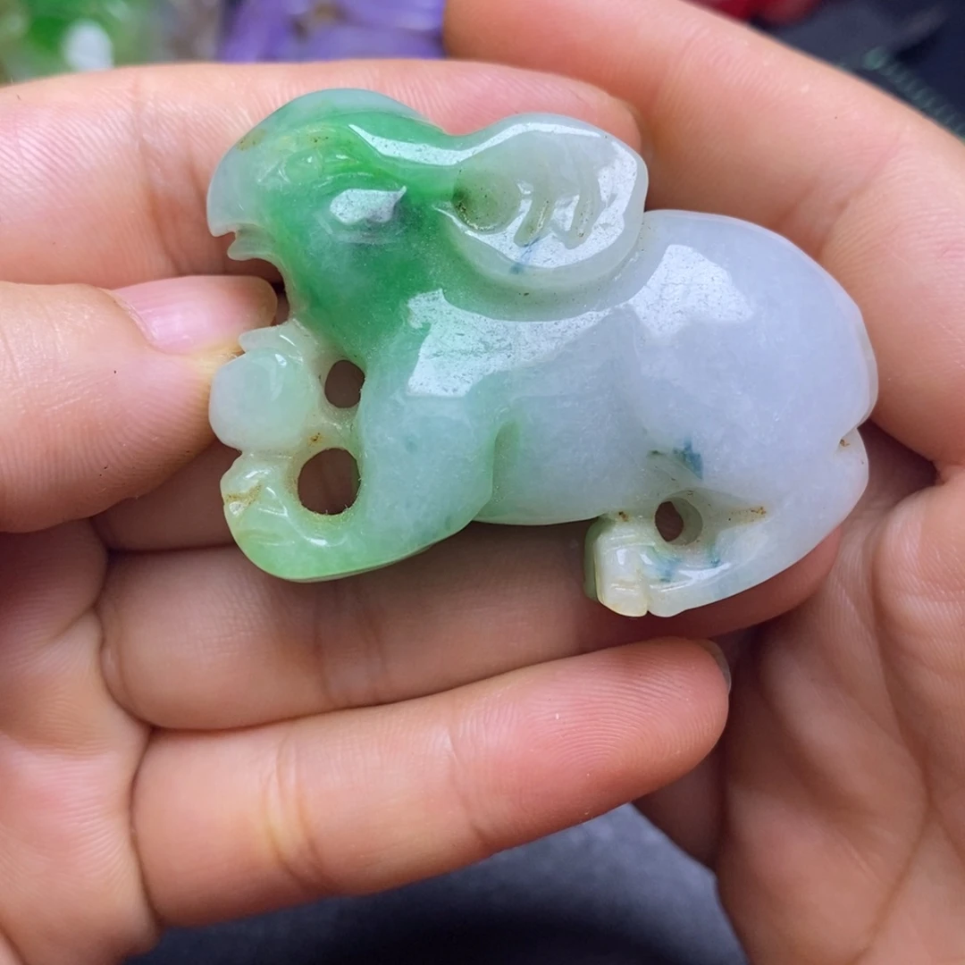 白玉菩提吊坠摆件