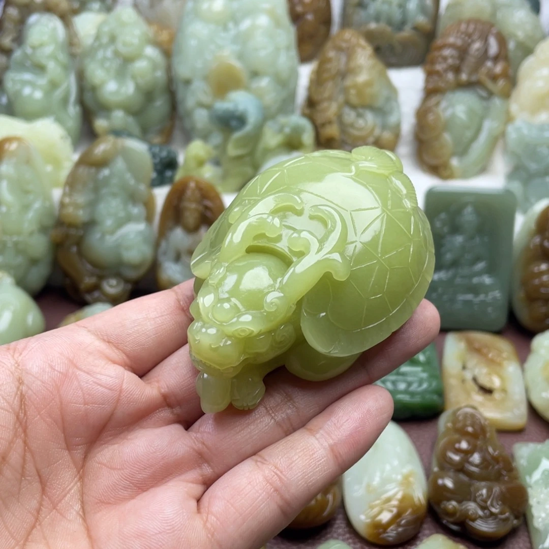 求***阙和田玉未镶嵌颈饰