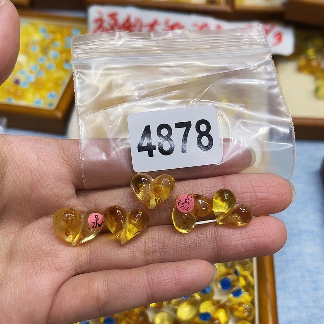 琥珀未镶嵌珠宝奇石