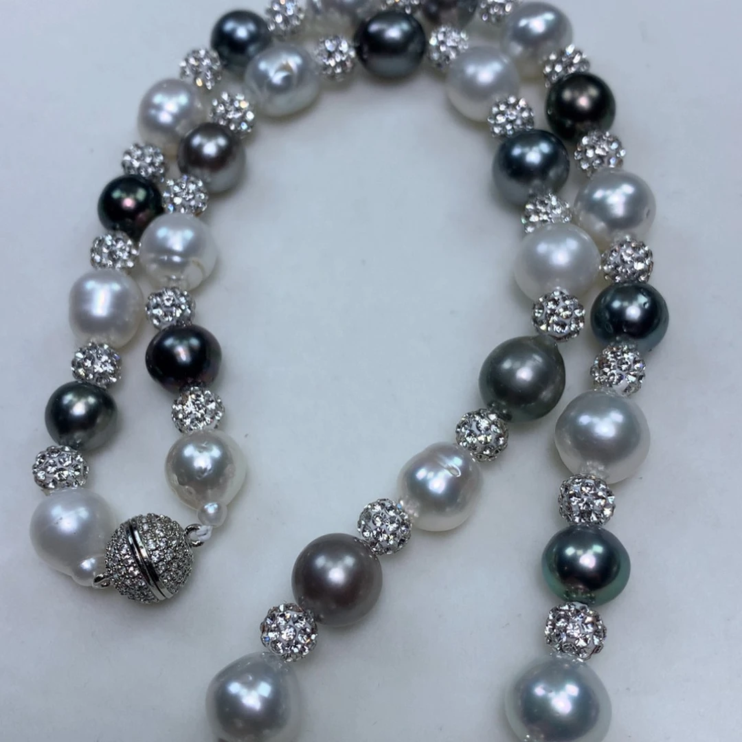 项链未镶嵌海水珍珠