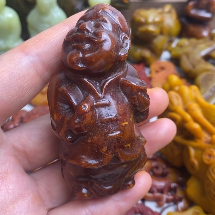 未镶嵌蛇纹石玉颈饰100